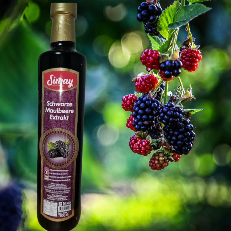 🍇 Schwarze Maulbeeren Extrakt - Karadut Özü (700ml) - Natürlicher Antioxidans-Boost