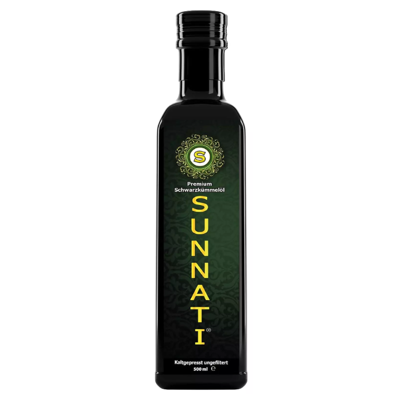 🌿 Sunnati Ägyptisches Schwarzkümmelöl - Ungefiltert & Kaltgepresst 250ml
