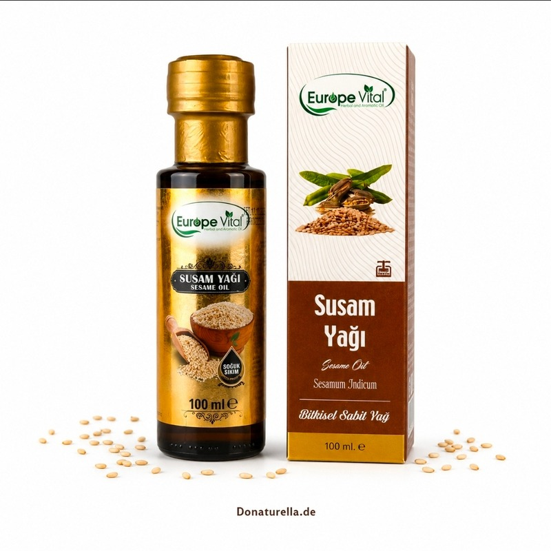 Sesamöl 100 ml – Kaltgepresstes Sesamöl – Premium Qualität