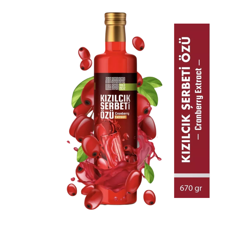 🌿 Kornellkirsche- und Cranberry-Extrakt (Kızılcık Özü) – 680g von Reyyan