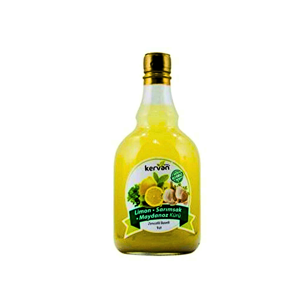 Zitronen-Knoblauch-Petersilie-Kur mit Ingwer (1 Liter)