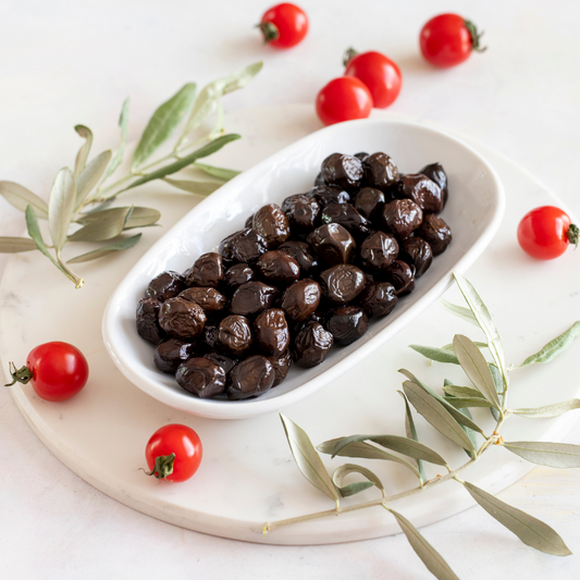 🫒 Schwarze Oliven JUMBO aus Gemlik – 900 g von Trobst