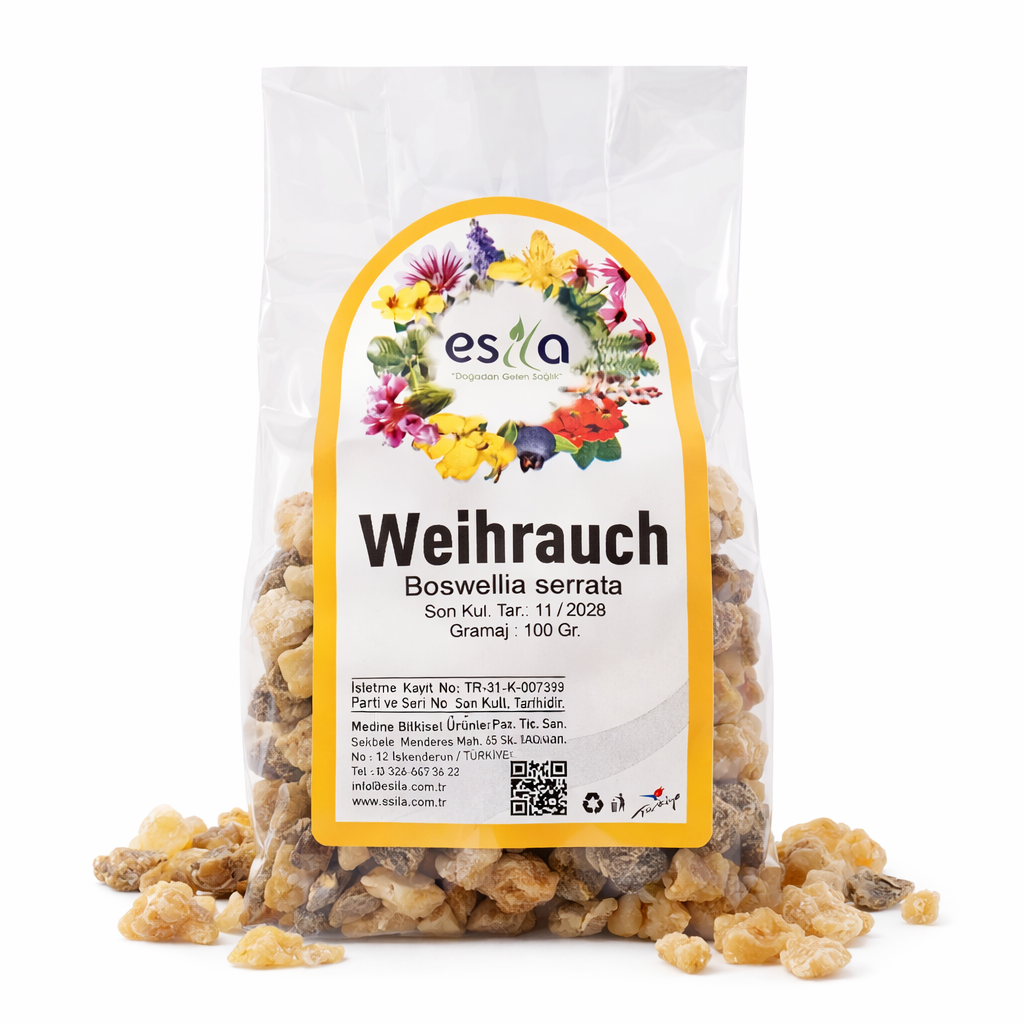 Boswellia Serrata Weihrauch Harz – 100 g Natur Räucherharz zum Räuchern