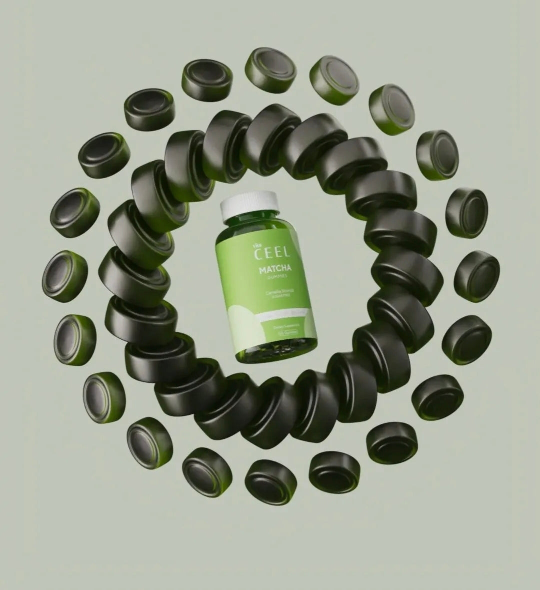 Matcha Grüner Tee Vitamin-Stoffwechsel unterstützend,Köstliche Form