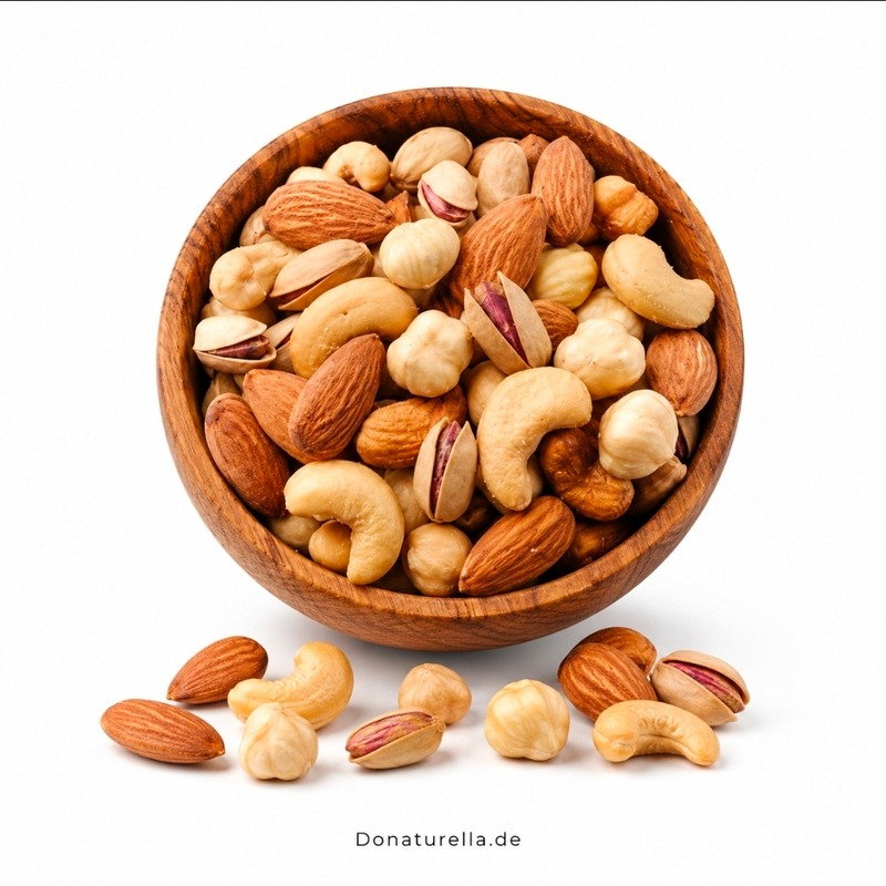 Nussmischung 800 g – Studentenfutter mit Mandeln, Cashewkernen, Haselnüssen & Pistazien