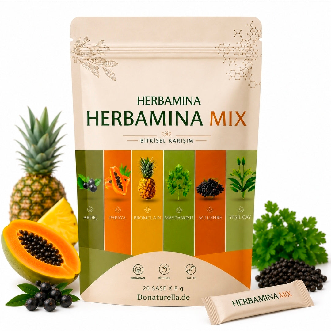 Herbamina Mix Kräutertee Kräutermischung – 20 x 8 g