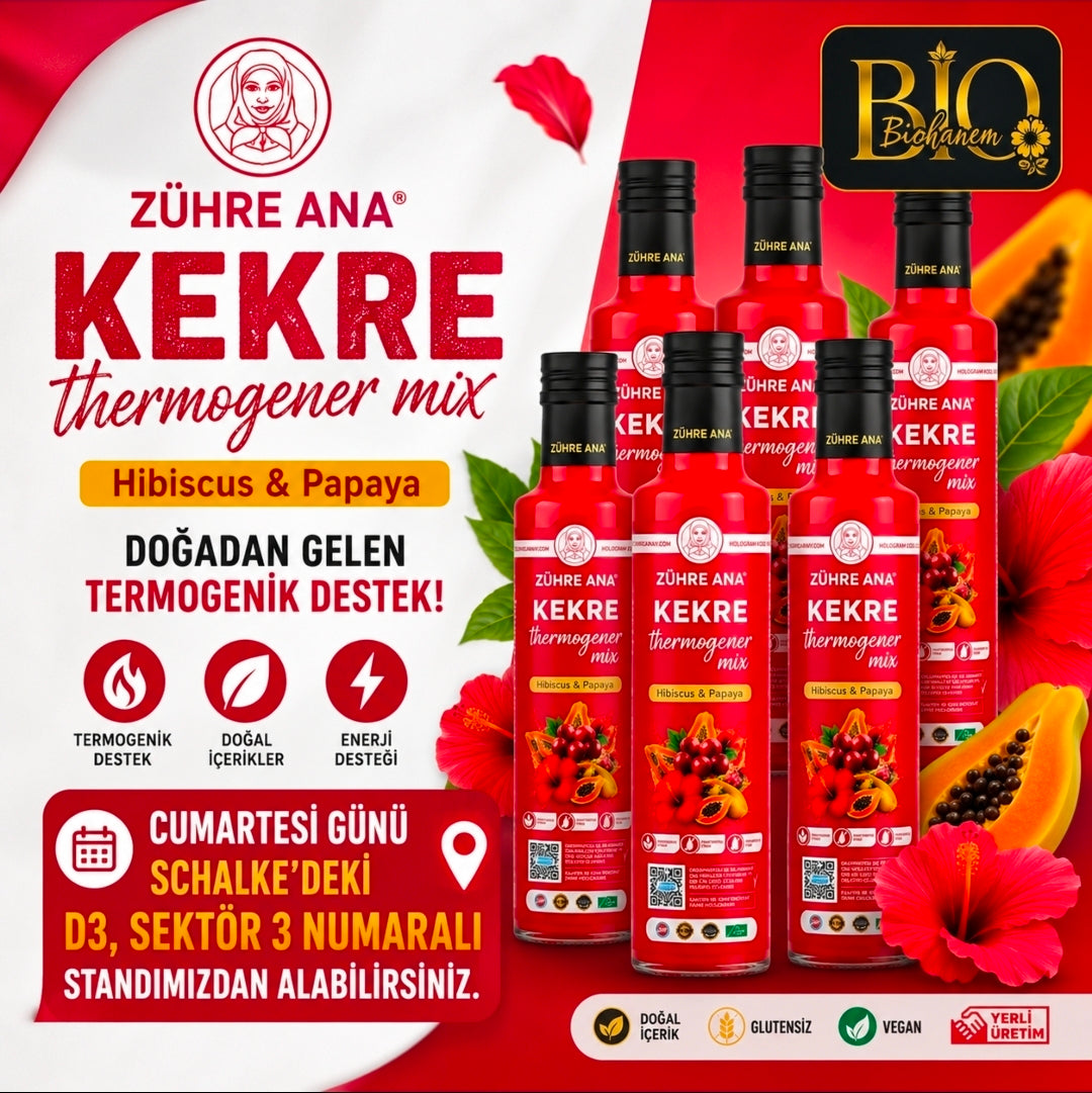 Zühre Ana Kekre Thermogenic Mix Sirup mit Hibiskus und Papaya 250 ml