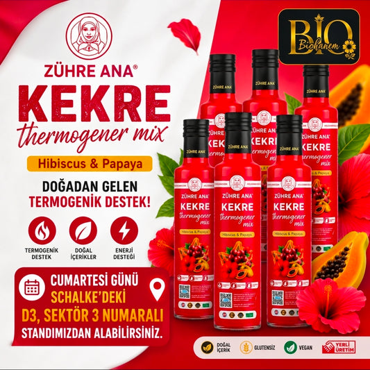 Zühre Ana Kekre Thermogenic Mix Sirup mit Hibiskus und Papaya 250 ml