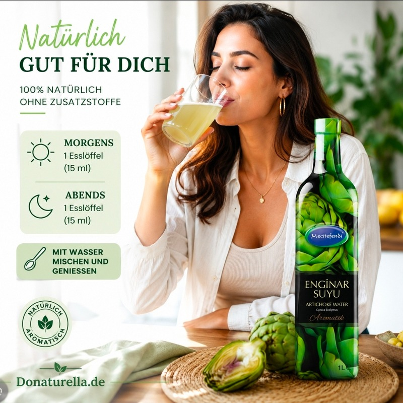 Artischockenwasser (1 Liter) Enginar Suyu