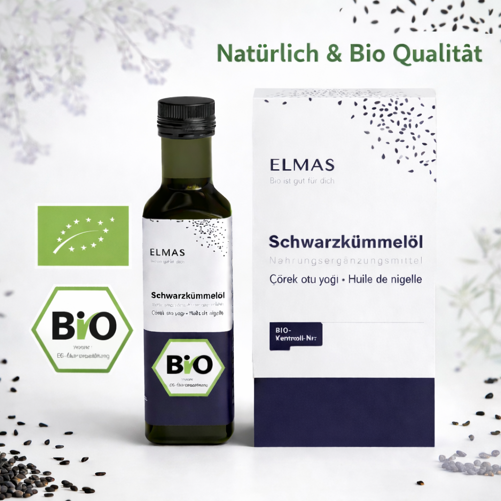 Schwarzkümmelöl Bio 100 ml – Kaltgepresst – 100% Rein