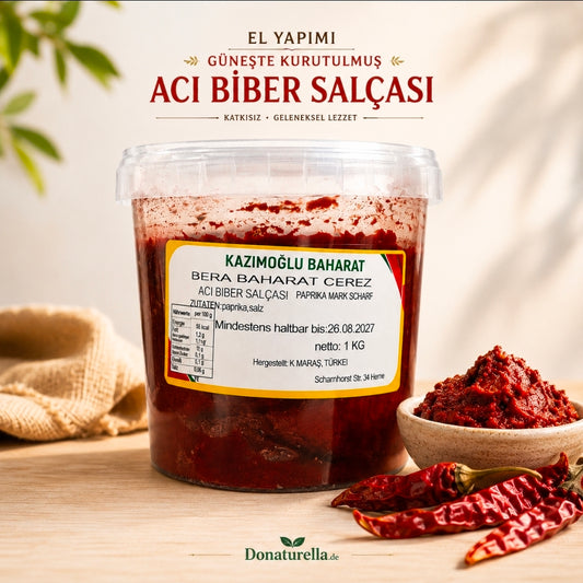 Premium handgemachtes sonnengetrocknetes Paprikamark scharf 1 kg