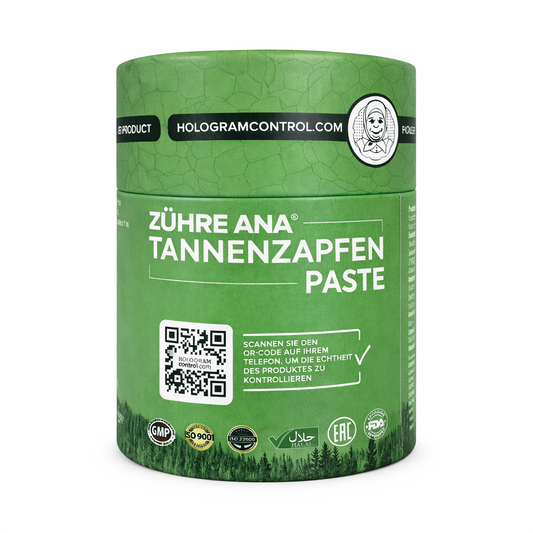 Zühre Ana Tannenzapfen Paste – Kräuterpaste mit Kiefernzapfen, Vitamin C & D3 – 240 g | Versand aus Deutschland
