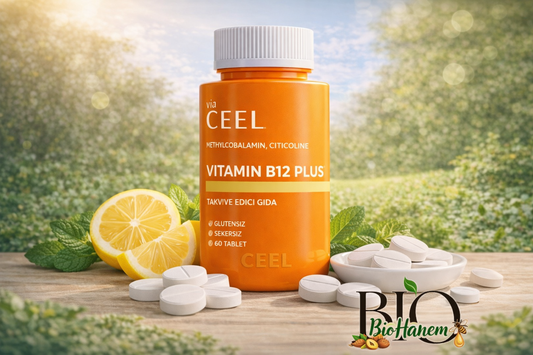Vita CEEL Vitamin B12 Plus – Metilkobalamin & Sitikolin – 60 Tablet / Nahrungsergänzungsmittel mit Vitamin B12 & Citicolin – 60 Tabletten