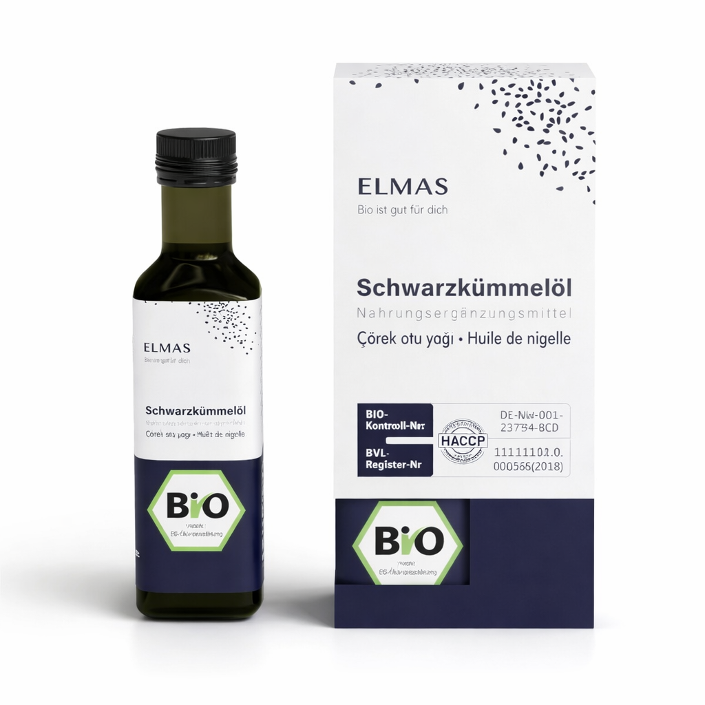 Schwarzkümmelöl Bio 100 ml – Kaltgepresst – 100% Rein