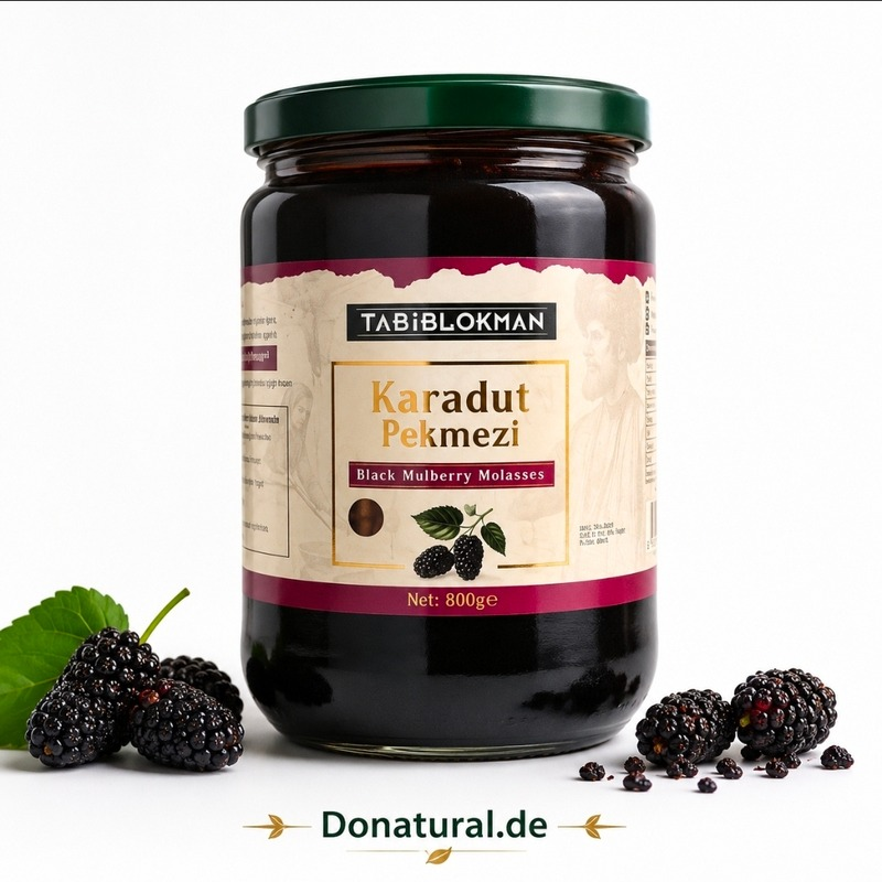 Schwarze Maulbeermelasse 800 g – 100 % Naturbelassen, Traditionell Hergestellt & Ohne Zusatzstoffe