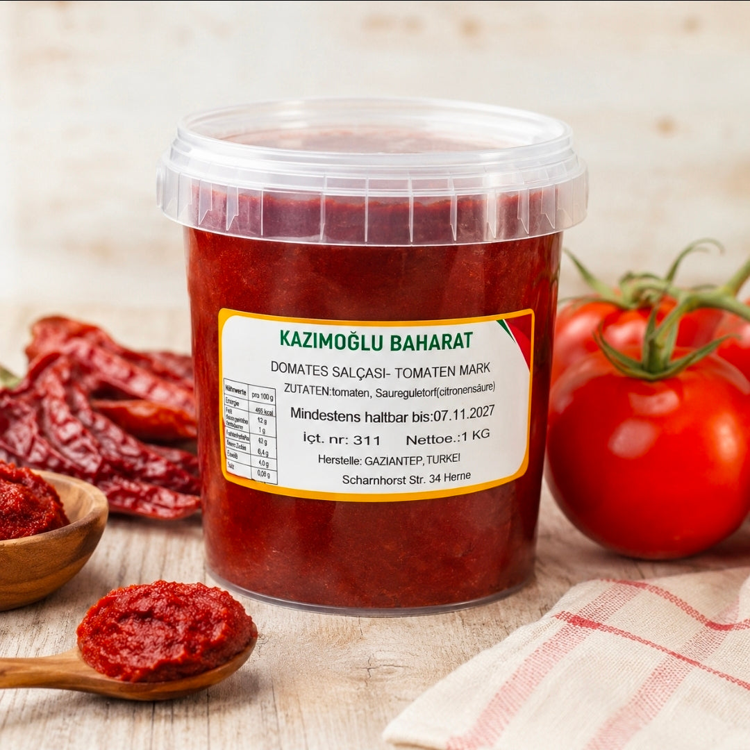 Handgemachtes sonnengetrocknetes Tomatenmark 1 kg – Premium Qualität aus Gaziantep | Ohne Zusatzstoffe