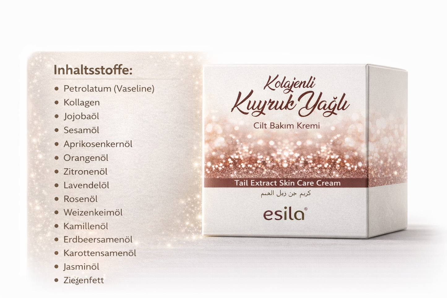 Kollagenhaltige Schwanzfett Creme zur Hautpflege – 50 ml