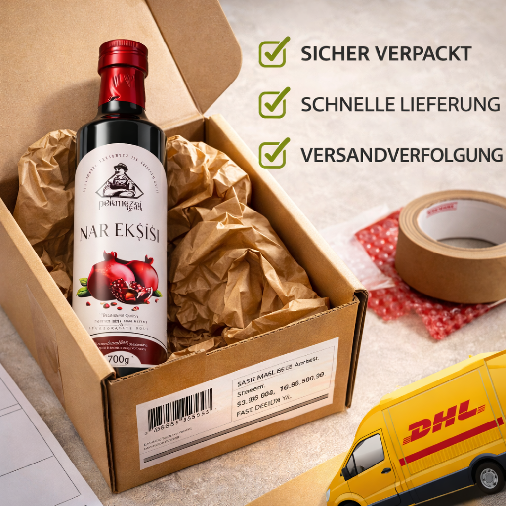 Nar Ekşisi Granatapfelsirup 700g – 100% Natürlich, Ohne Zusatzstoffe