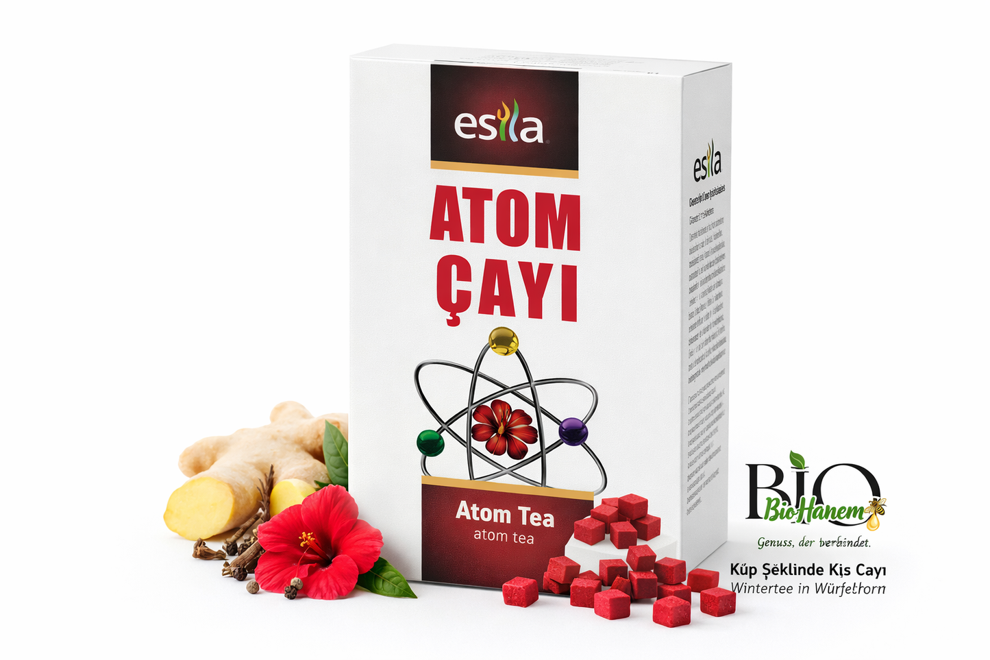 Atom Çayı Küp Form Aromatik Bitki Çayı 170 g | Atom Tee Würfel Aromatischer Kräutertee 170 g |