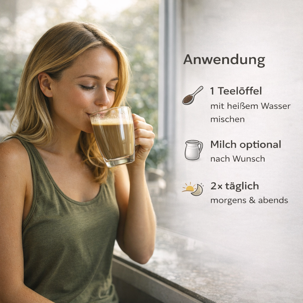Matcha Kaffee mit Zichorien – Instant Matcha Kaffee Pulver 100 g